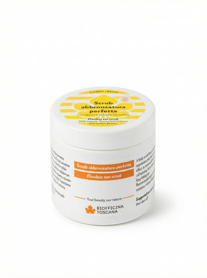 Scrub abbronzatura perfetta by Biofficina Toscana — product photo on white background