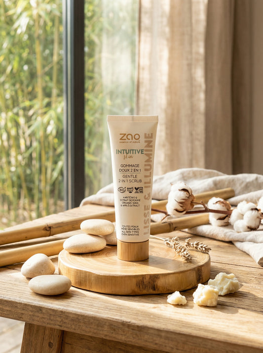 Scrub Delicato 2 in 1 by Zao Makeup — hero product photo
