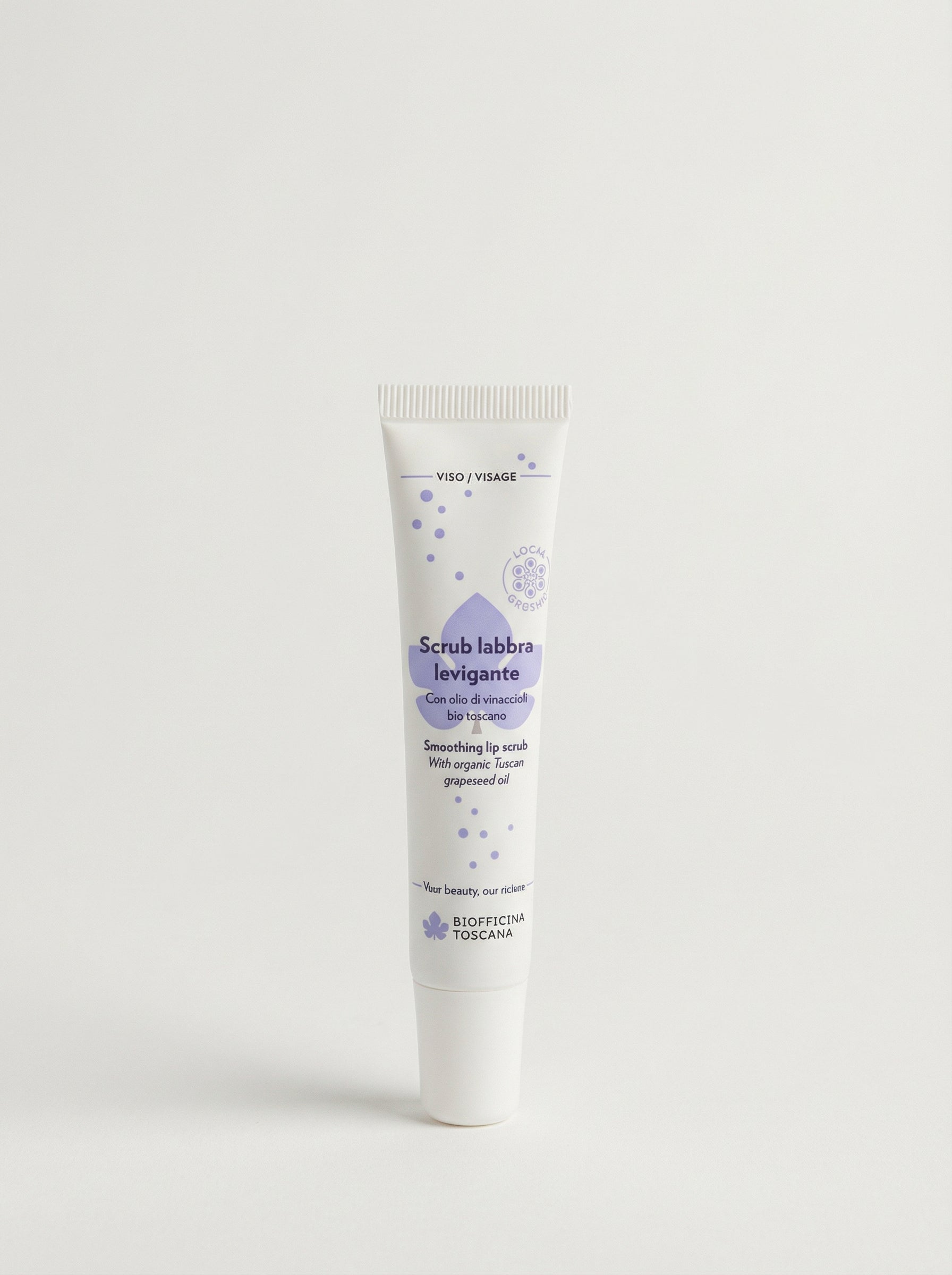 Scrub labbra levigante by Biofficina Toscana — product photo on white background