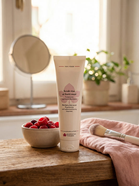 Scrub viso ai frutti rossi by Biofficina Toscana — hero product photo