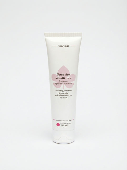 Scrub viso ai frutti rossi by Biofficina Toscana — product photo on white background