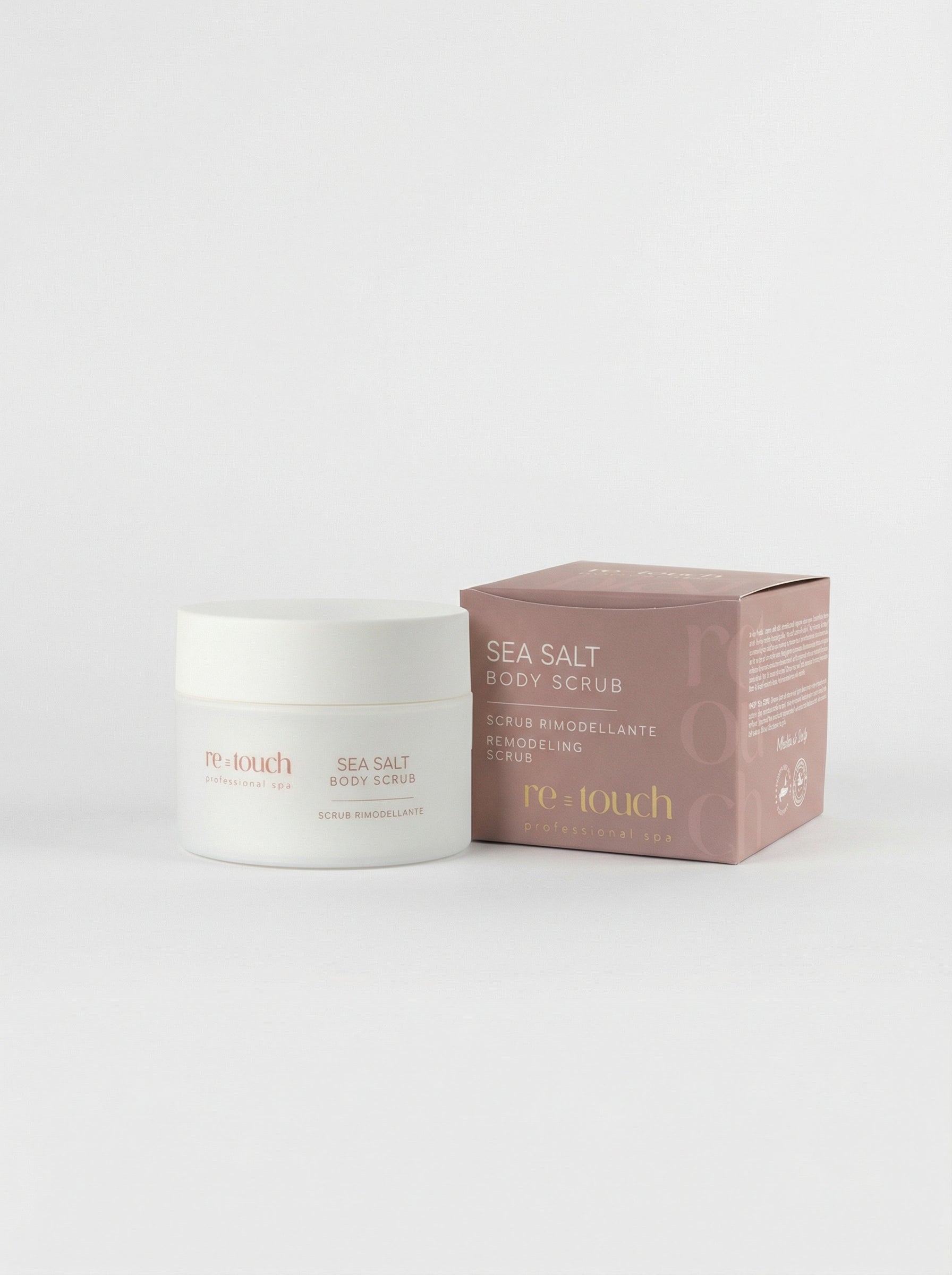Sea Salt Body Scrub by Eterea — product photo on white background