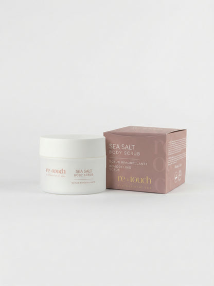 Sea Salt Body Scrub by Eterea — product photo on white background