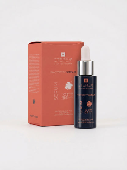 Siero viso solare Anti-Age - Serum SPF 30 by Eterea — product photo on white background