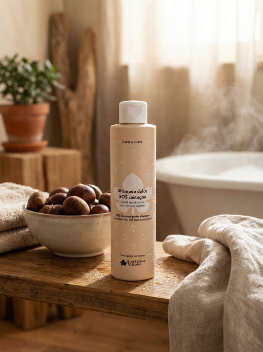 Shampoo dolce SOS castagna by Biofficina Toscana — hero product photo