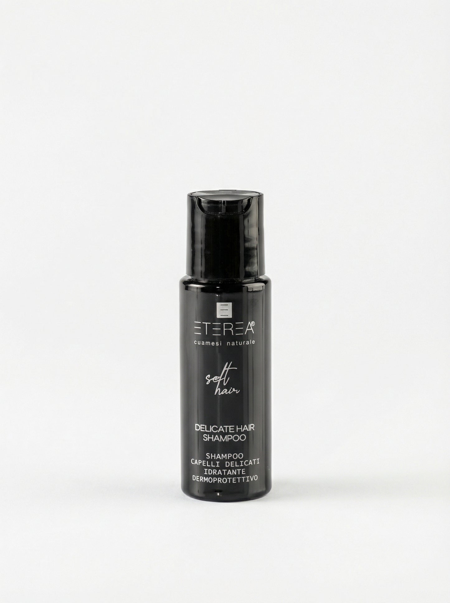 Shampoo capelli delicati idratante dermoprovettivo - Travel Size by Eterea — product photo on white background