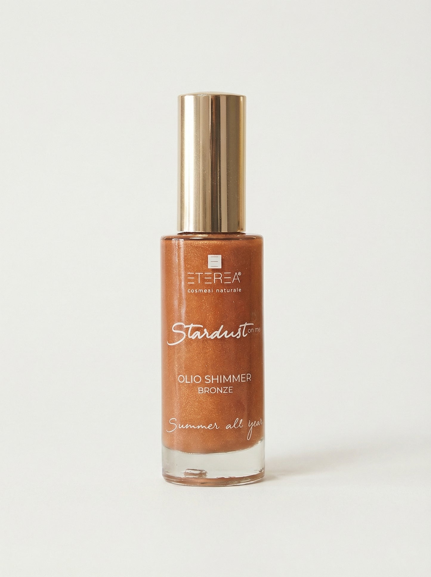 Stardust On Me Olio Shimmer Bronze - Travel Size by Eterea — product photo on white background