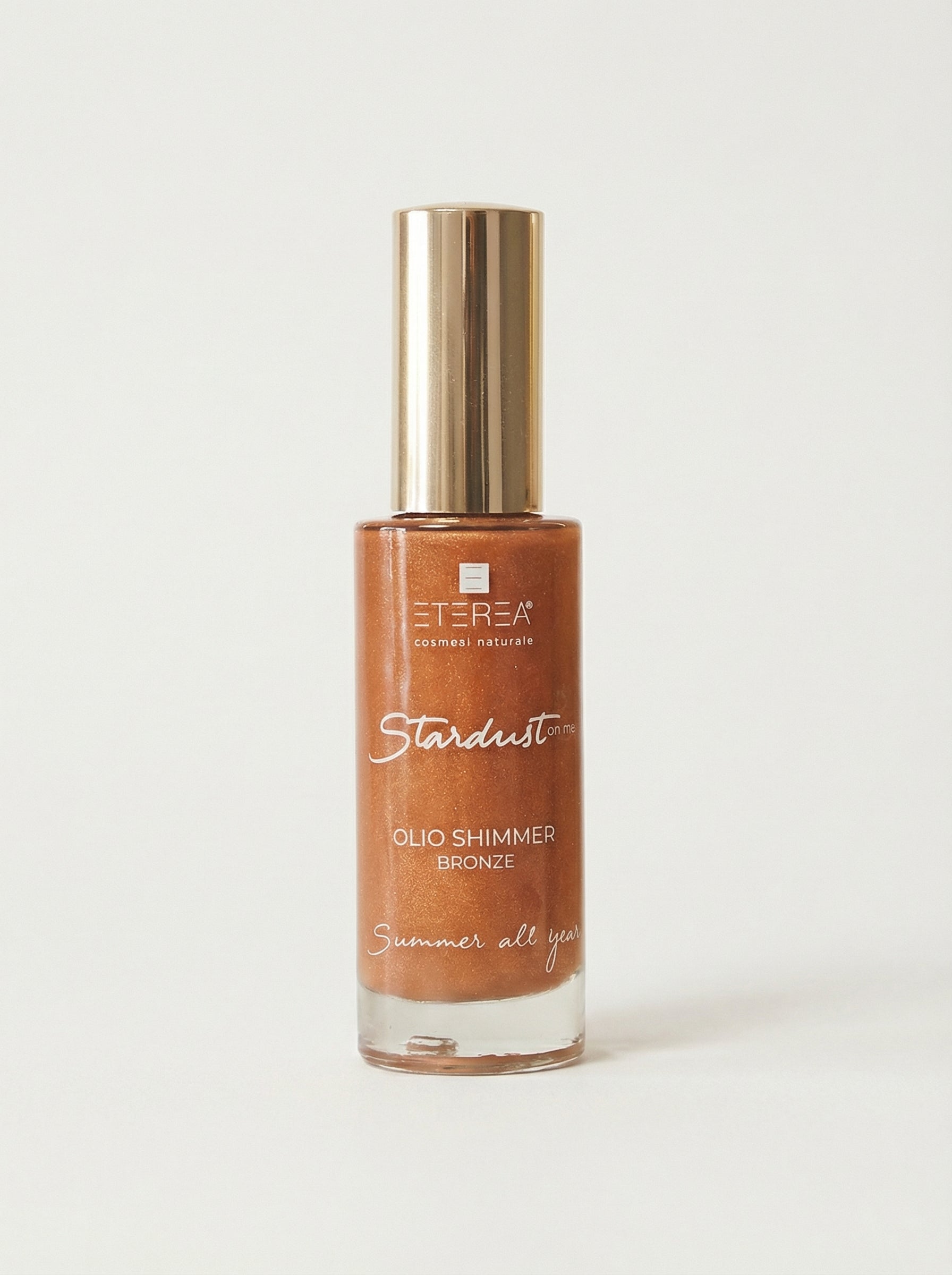 Stardust On Me Olio Shimmer Bronze - Travel Size by Eterea — product photo on white background