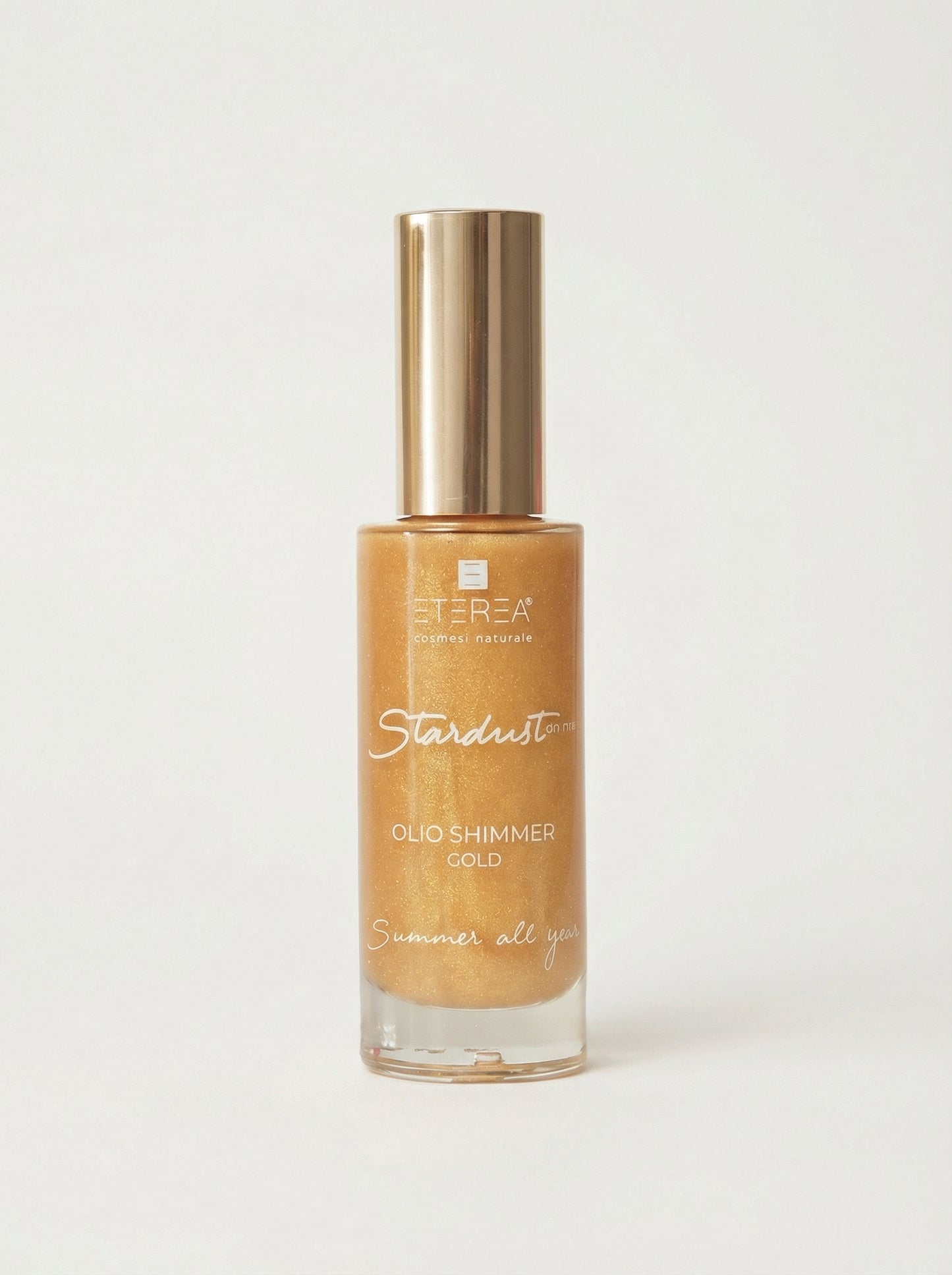 Stardust On Me Olio Shimmer Gold - Travel Size by Eterea — product photo on white background