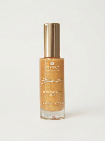 Stardust On Me Olio Shimmer Gold - Travel Size by Eterea — product photo on white background