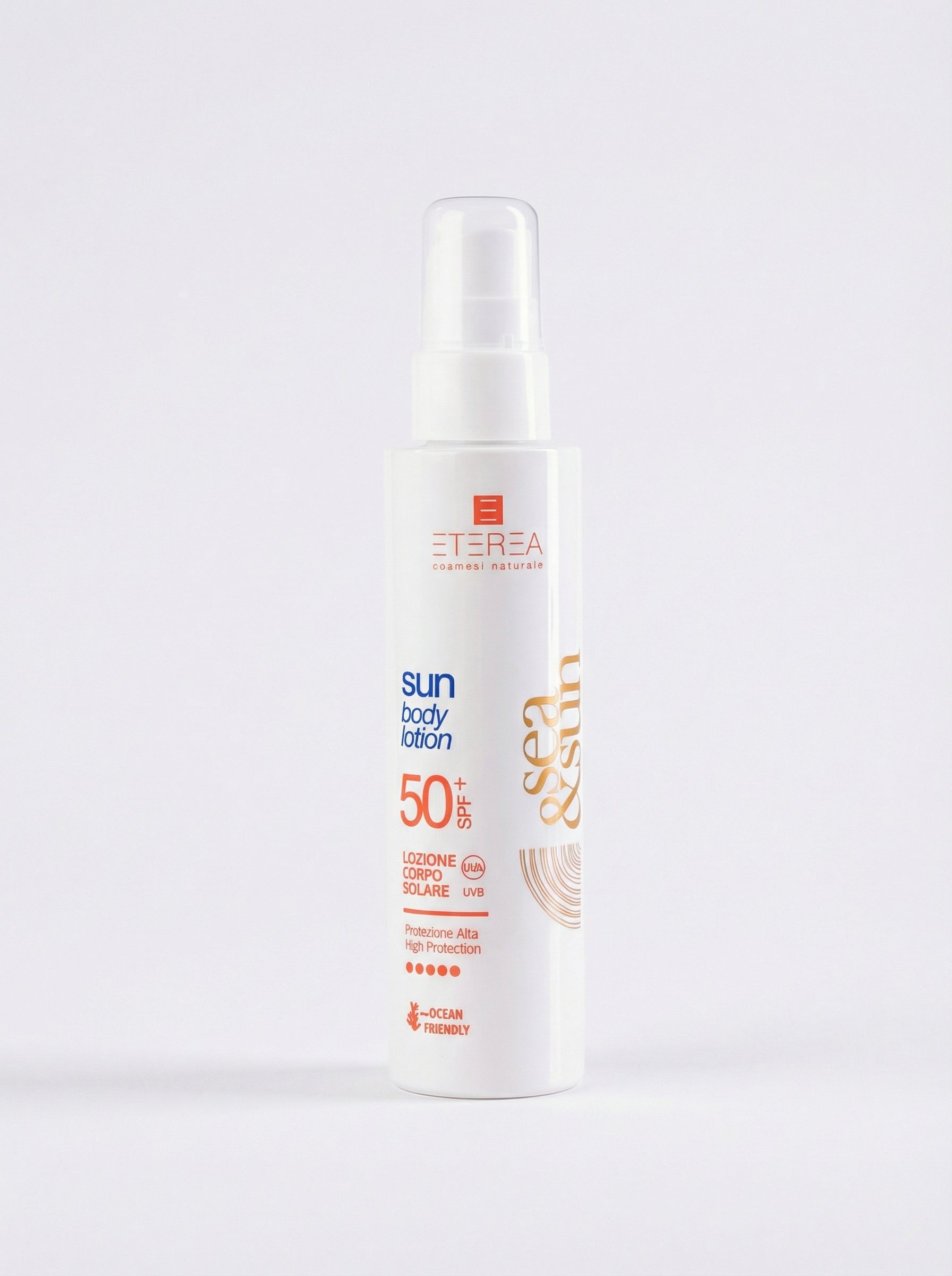Protezione solare Sun Body Lotion 50+ SPF by Eterea — product photo on white background