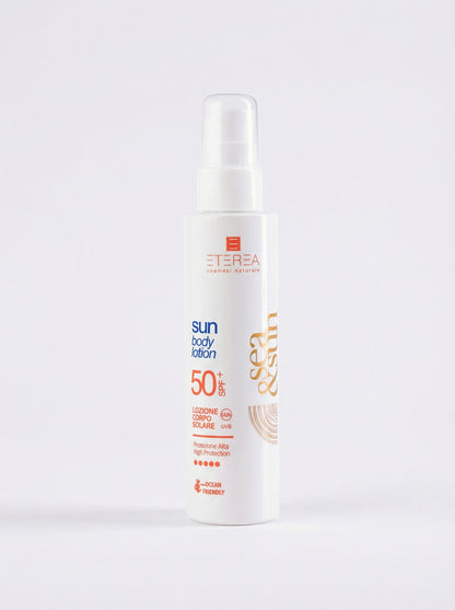 Protezione solare Sun Body Lotion 50+ SPF by Eterea — product photo on white background