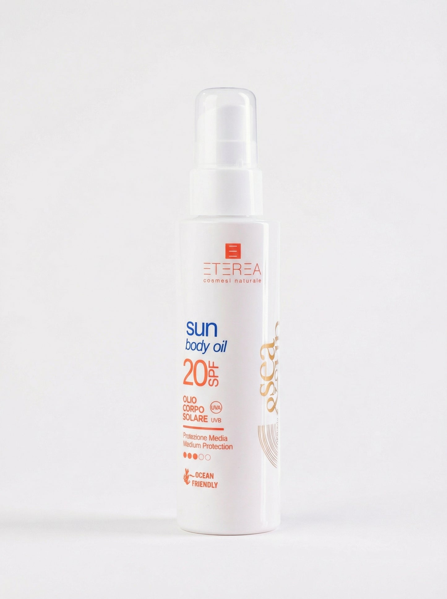 Olio solare corpo - Sun Body Oil 20 SPF by Eterea — product photo on white background