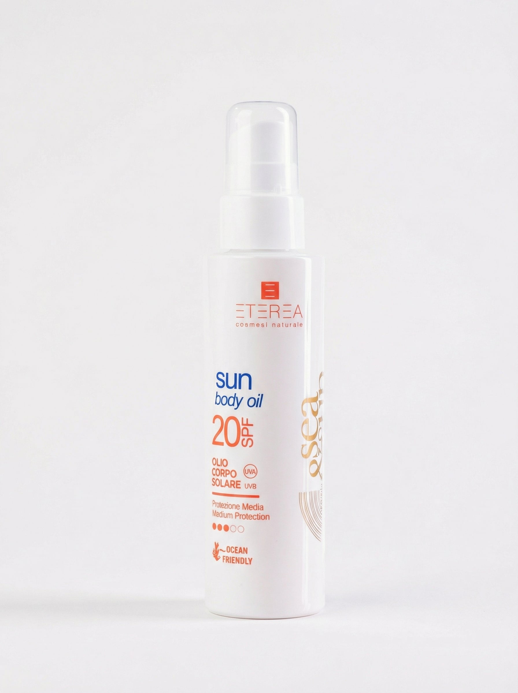 Olio solare corpo - Sun Body Oil 20 SPF by Eterea — product photo on white background