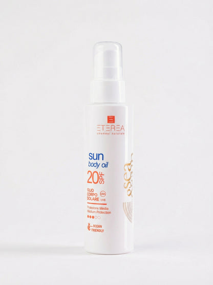 Olio solare corpo - Sun Body Oil 20 SPF by Eterea — product photo on white background