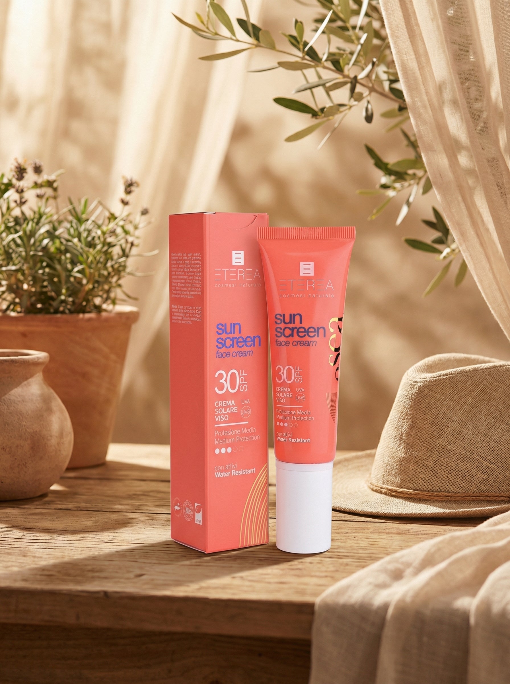 Protezione solare Sun Screen Face Cream 30 SPF by Eterea — hero product photo