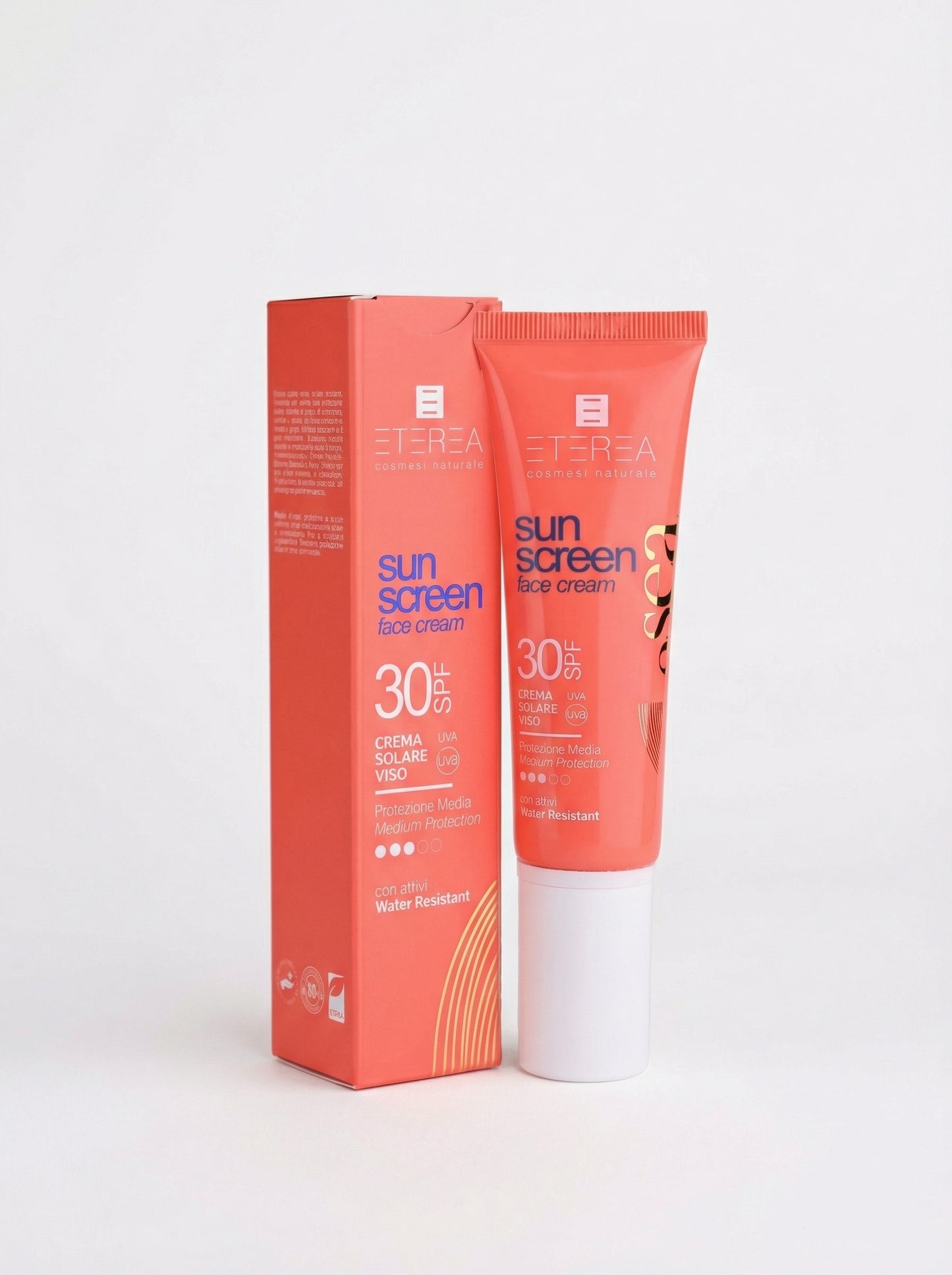 Protezione solare Sun Screen Face Cream 30 SPF by Eterea — product photo on white background