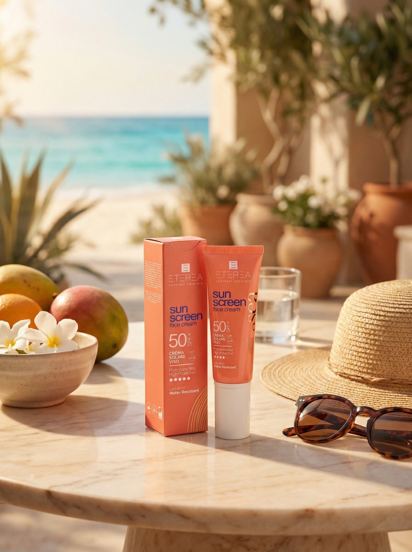 Protezione solare Sun Screen Face Cream 50+ SPF by Eterea — hero product photo