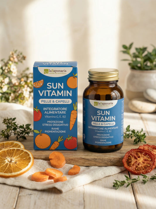 SUN VITAMIN - Integratore alimentare protezione e pigmentazione by La Saponaria — hero product photo