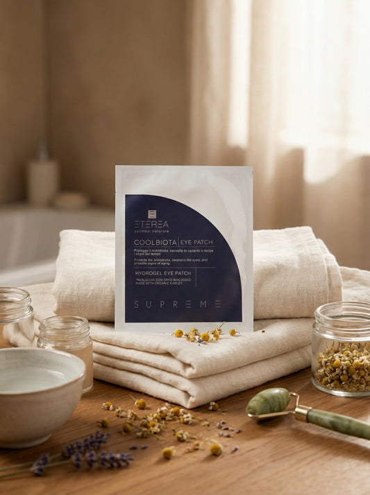 Supreme Coolbiota eye patch – Patch occhi rinfrescanti by Eterea — hero product photo