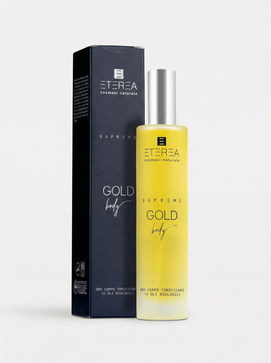 Olio corpo Supreme Gold Body by Eterea — product photo on white background