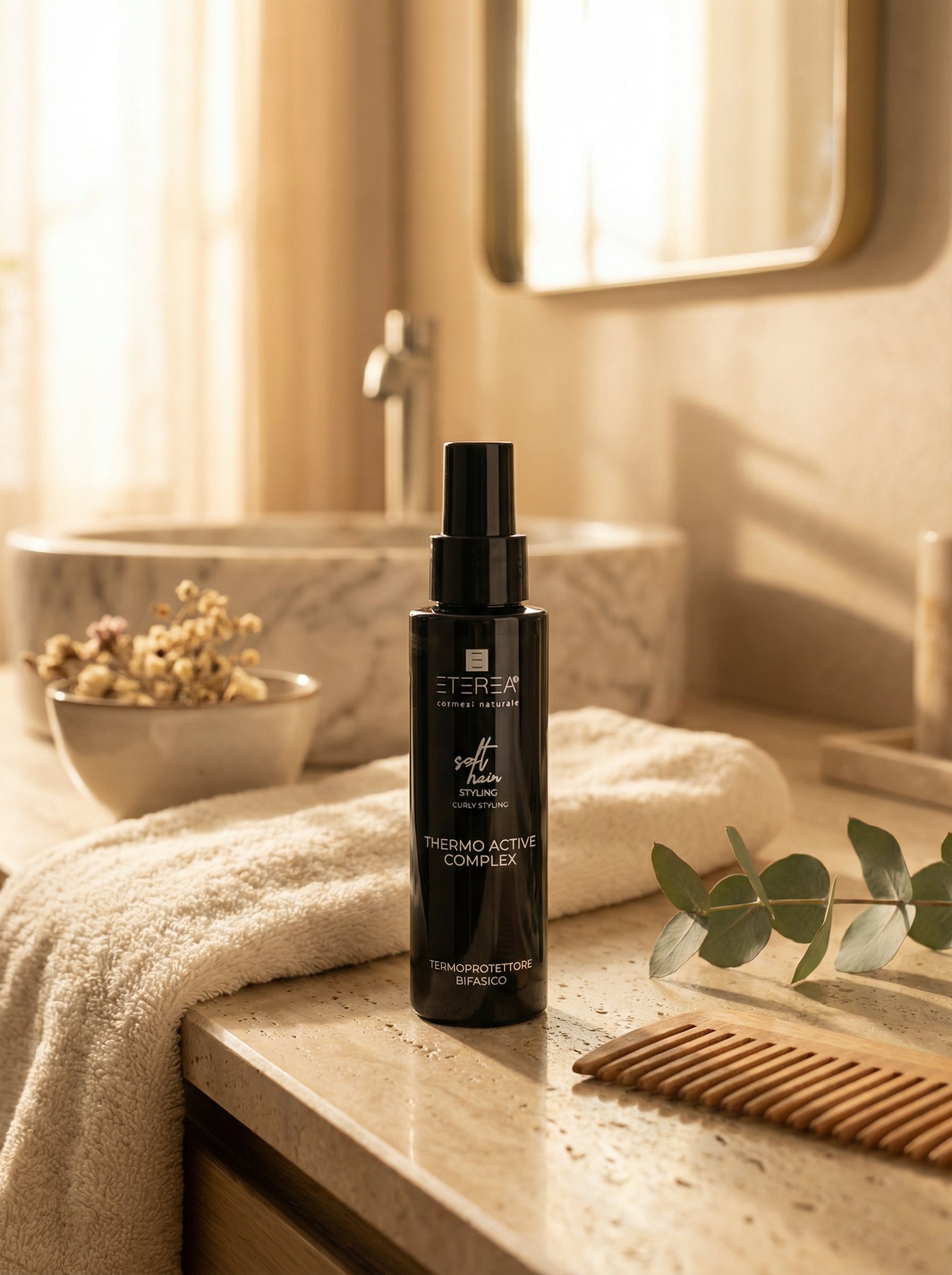 Thermo Active Complex Curly - Spray Termoprotettore Bifasico by Eterea — hero product photo