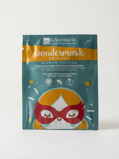 Wondermask - Maschera in tessuto anti-age by La Saponaria — product photo on white background