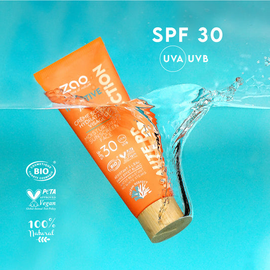Crema Solare Idratante Viso SPF 30 - Protezione Minerale Naturale